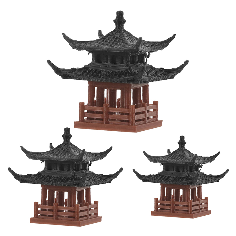 Mini Bonsai Zen Garden - Estátua de Mini Pagode para Decoração