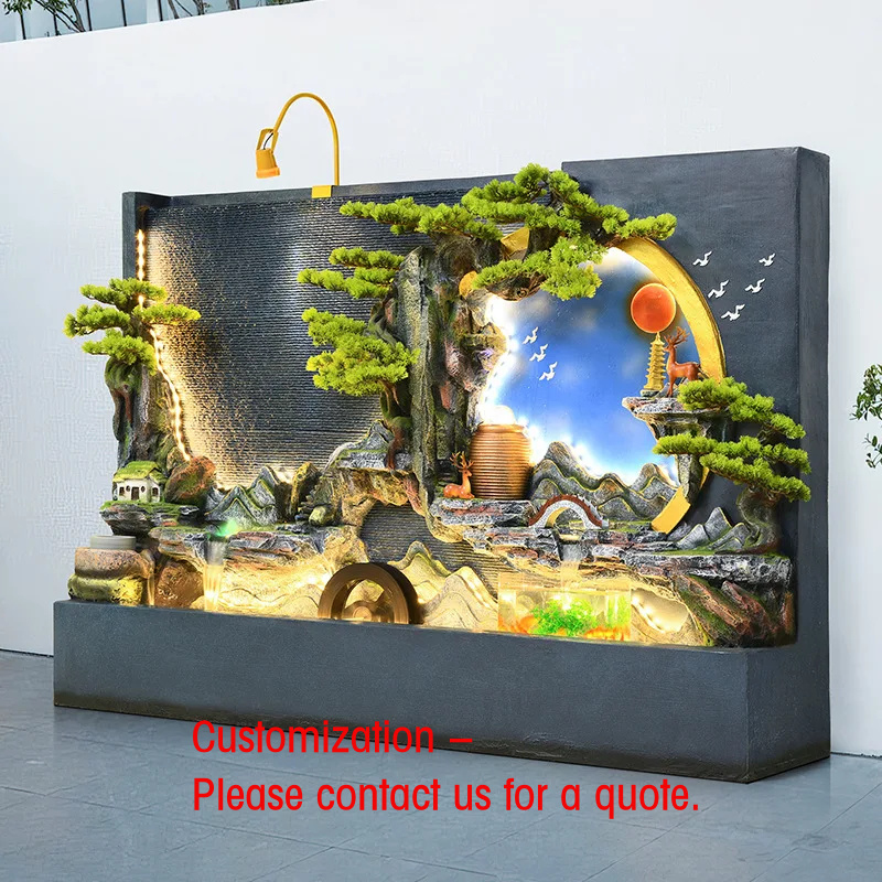Bonsai Zen Garden Set - Conjunto de Fonte Elegante para Decoração
