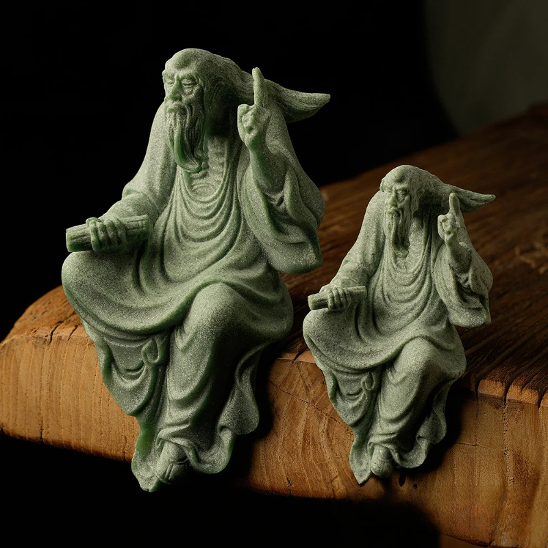 Mini Bonsai Zen Garden - Estátuas de buda para decoração de