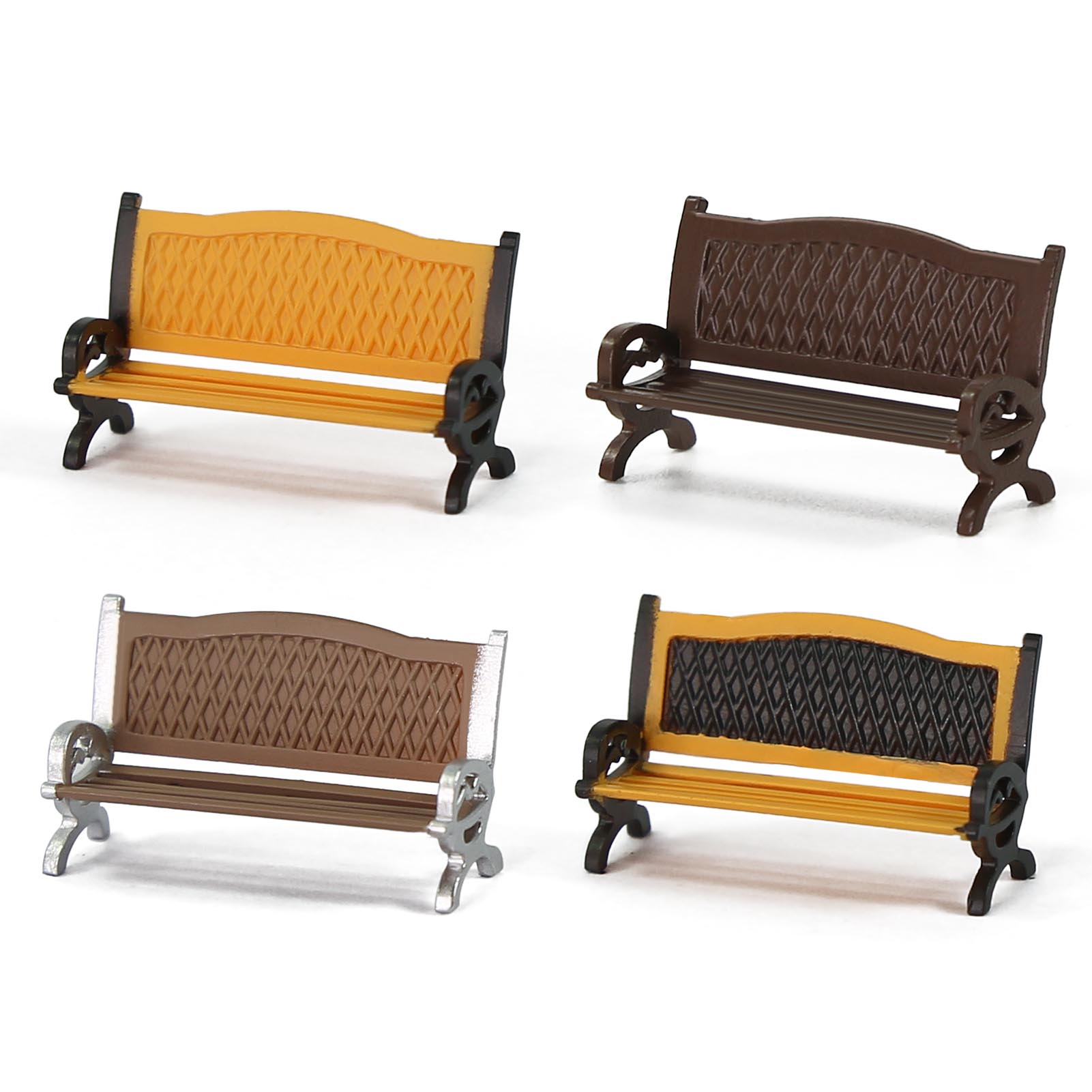 Evemodel 12 peças escala HO 1: - Bonsai Garden Bench avaliação e preço