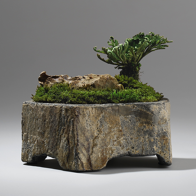 Vaso de Flores em Pedra Natura - Bonsai Garden Chinese Garden avaliação e preço