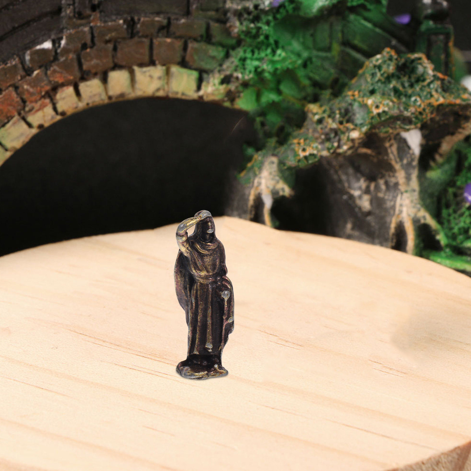 Mini escultura de metal com fi - Bonsai Garden Chinese Garden avaliação e preço
