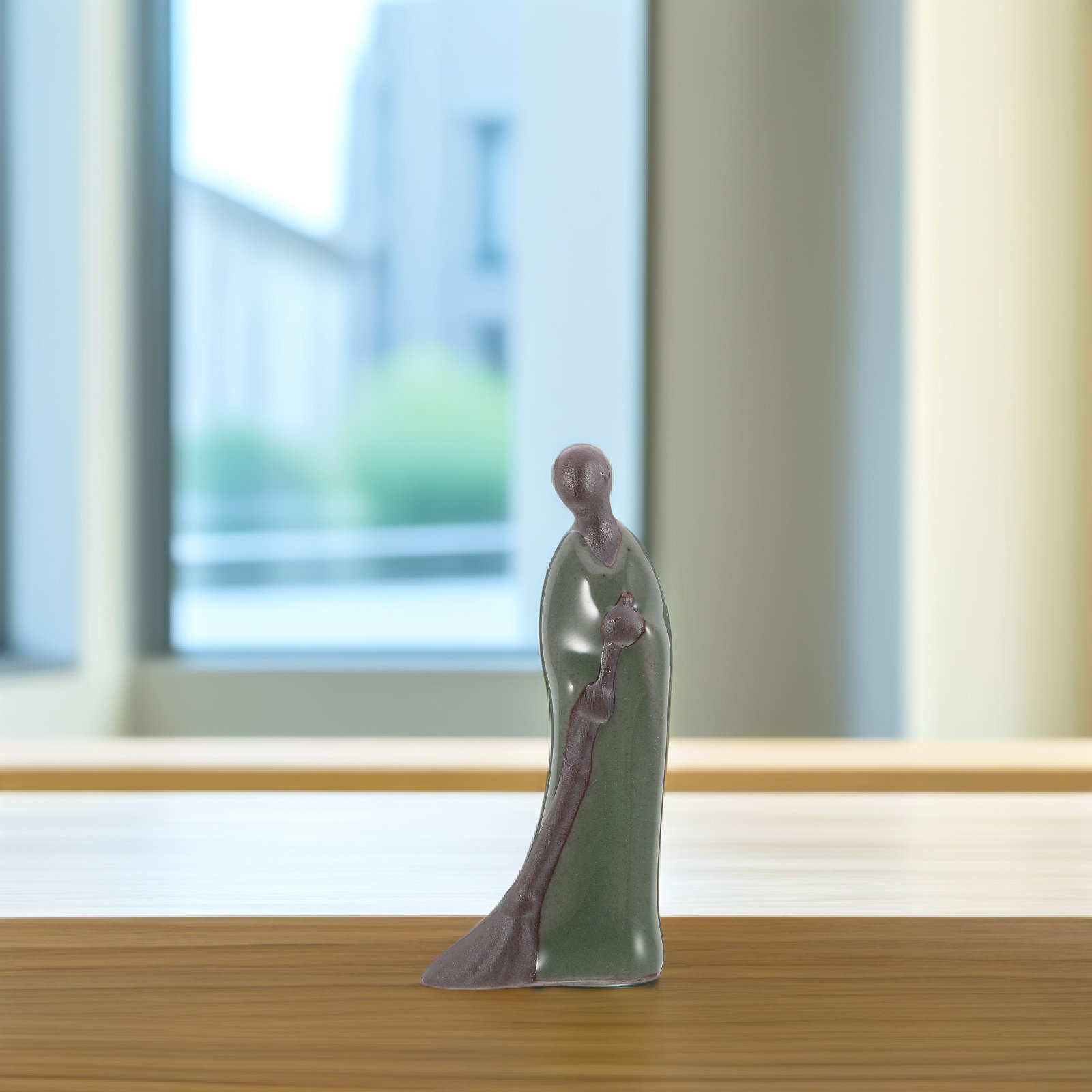 Mini Estátua de Monge Zen em C - Mini Bonsai Zen Garden avaliação e preço