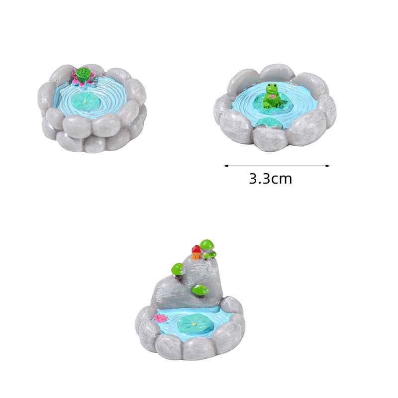 3pc piscina artificial modelo  - Bonsai Garden With Pond avaliação e preço