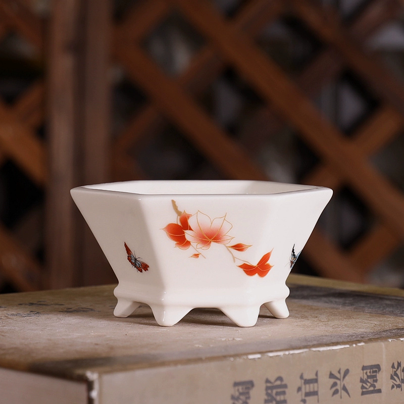 Vaso de Bonsai Hexagonal de Po - Bonsai Garden Chinese Garden avaliação e preço