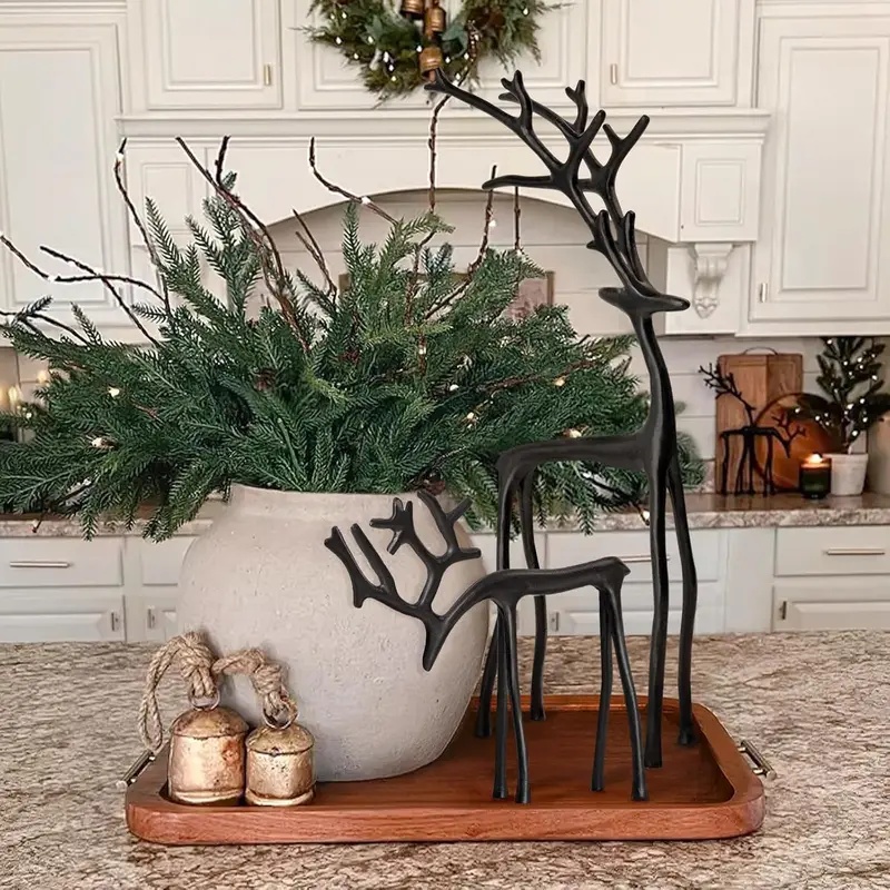 1 peça de estátua de rena pret - Bonsai Garden Bench avaliação e preço