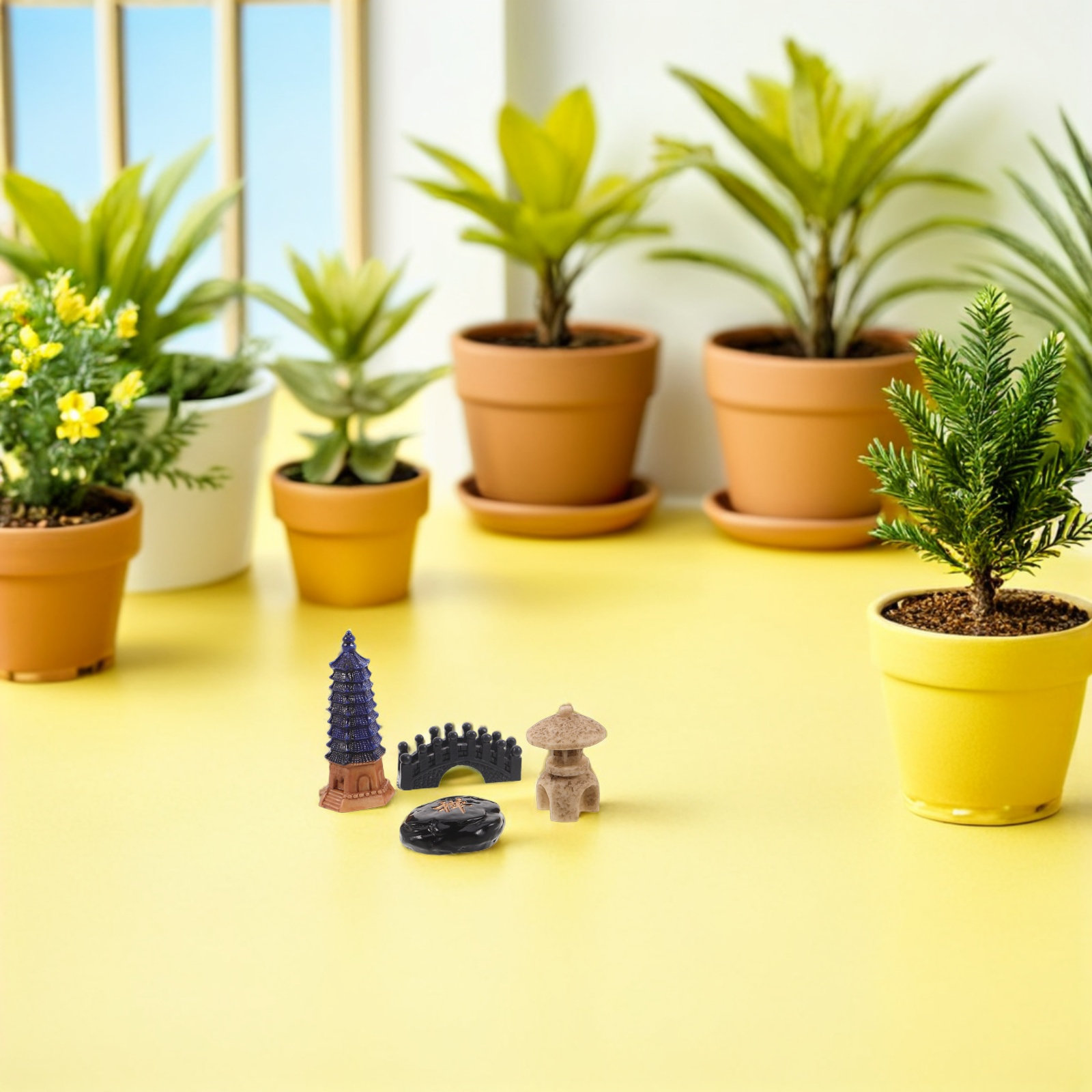 Conjunto de 4 Peças de Acessór - Bonsai Zen Garden Set avaliação e preço