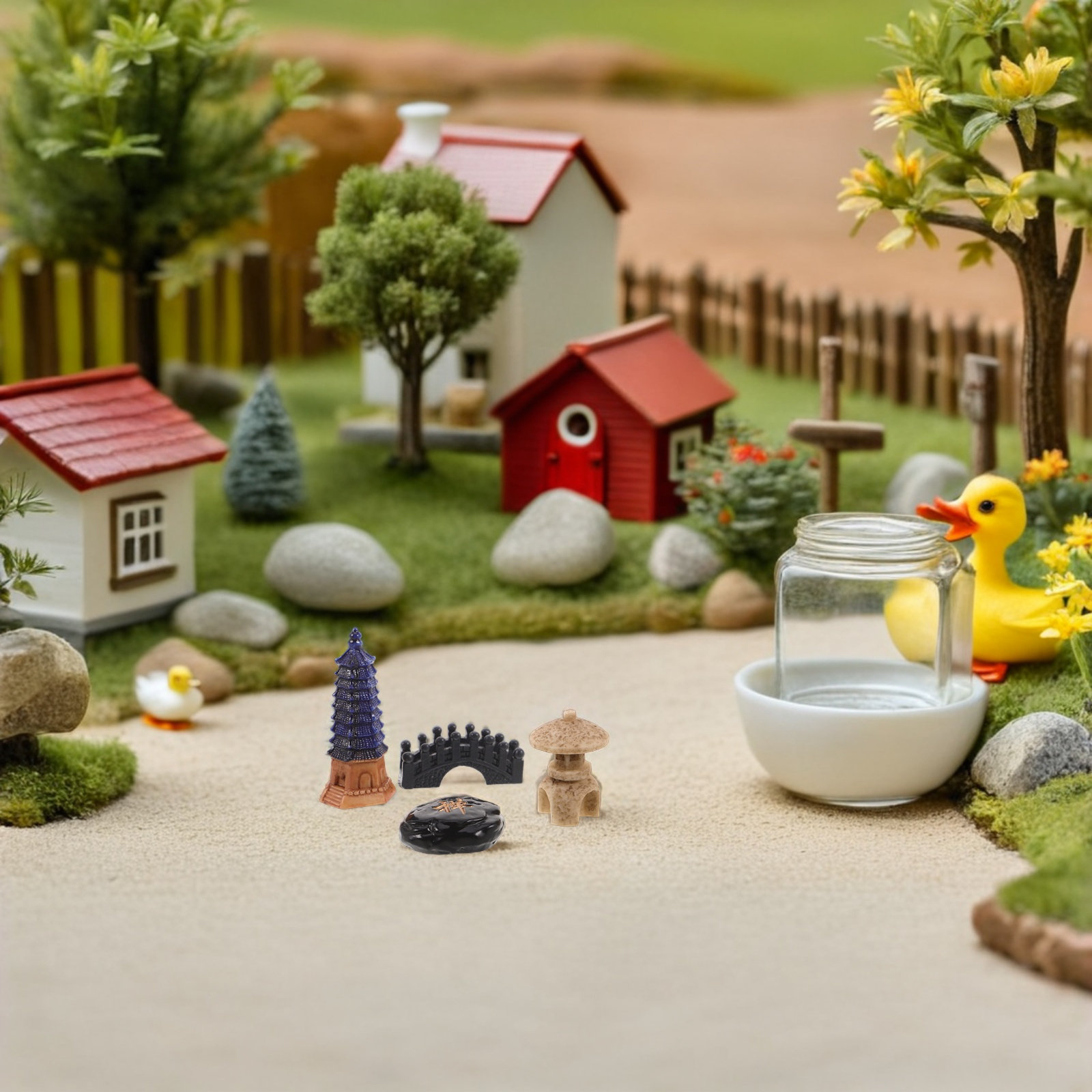 Conjunto de 4 Peças de Acessór - Bonsai Zen Garden Set avaliação e preço