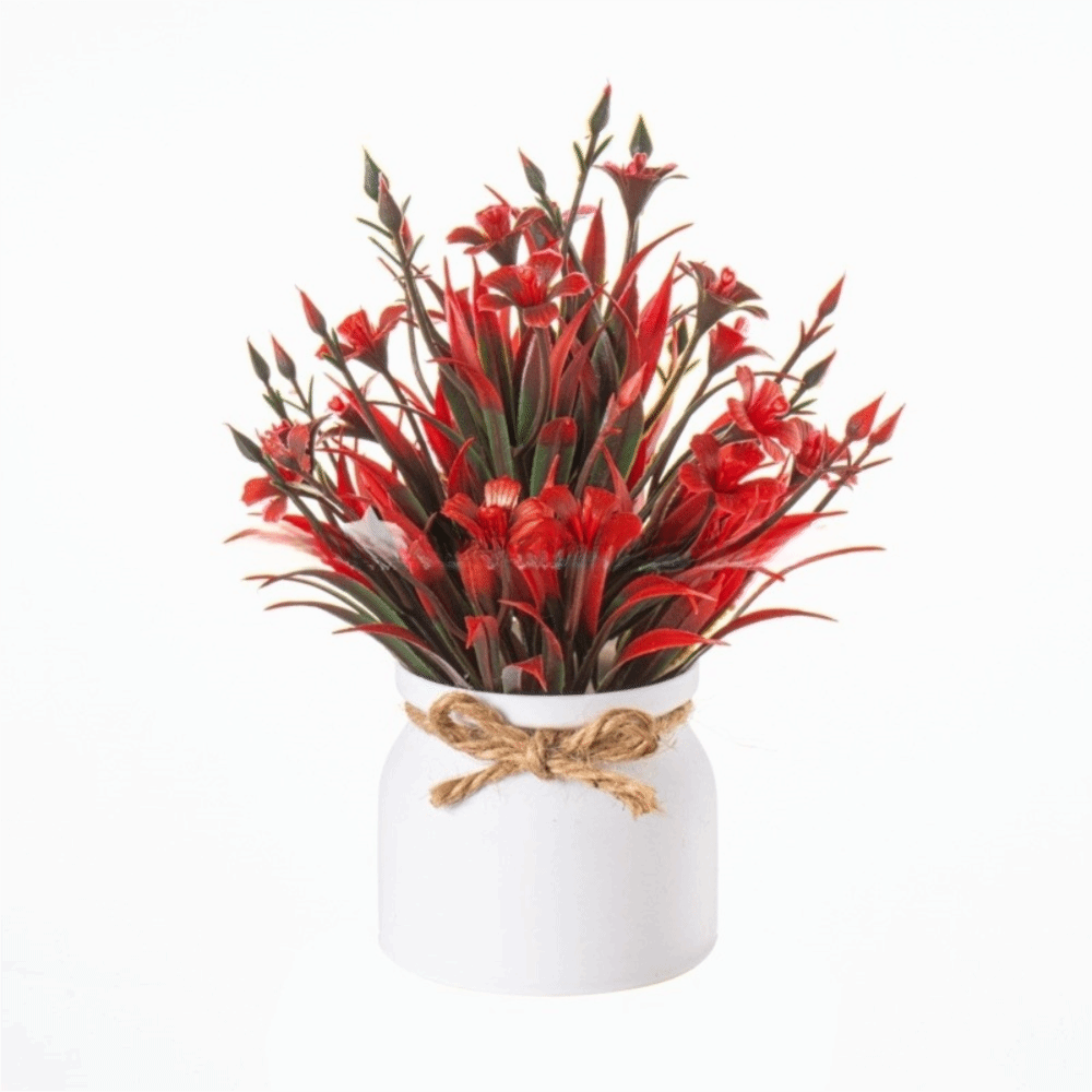 Novas flores falsas em vaso ev - Bonsai Garden Table avaliação e preço
