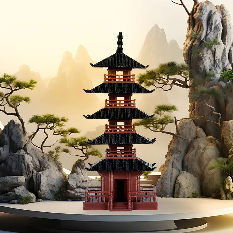 Estátua de Mini Pagode, Modelo - Mini Bonsai Zen Garden avaliação e preço
