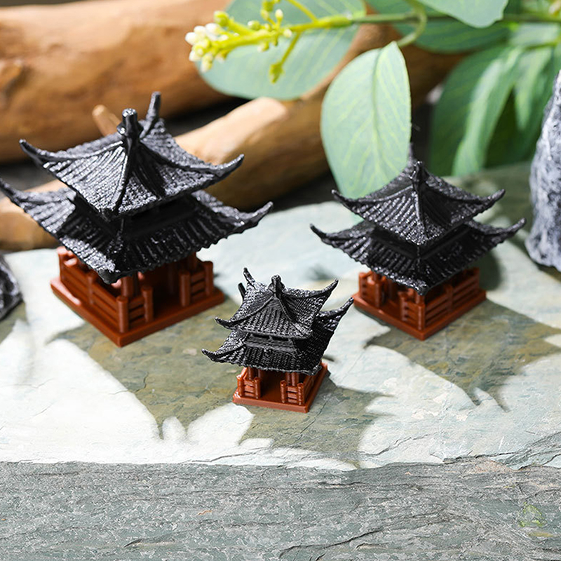 Mini pagode estátua fada jardi - Mini Bonsai Zen Garden avaliação e preço