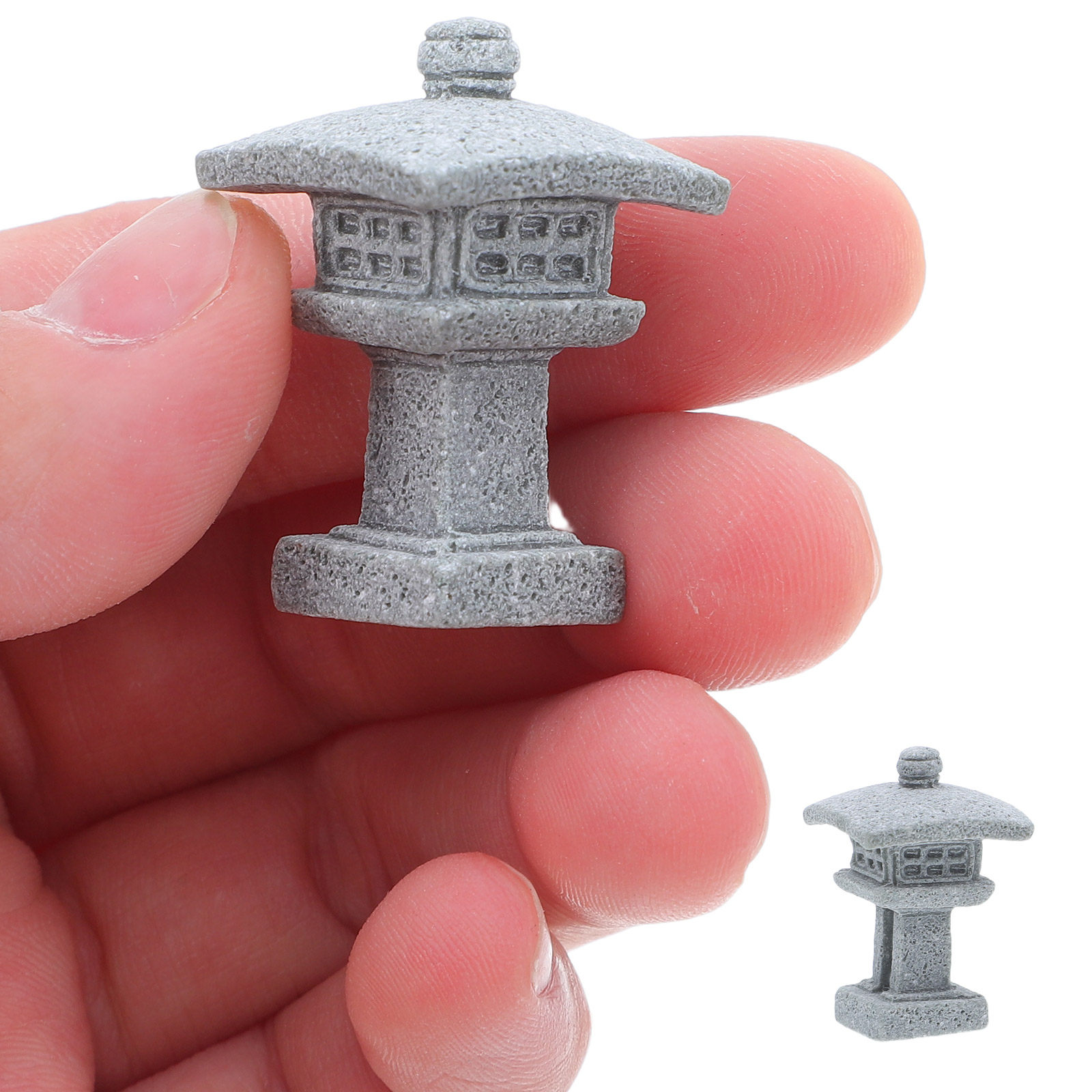 4 Peças de Mini Escultura de P - Mini Bonsai Zen Garden avaliação e preço